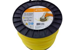 Fio De Corte Quadrado 3,00mm Rolo 312mt Roçadeira Stihl